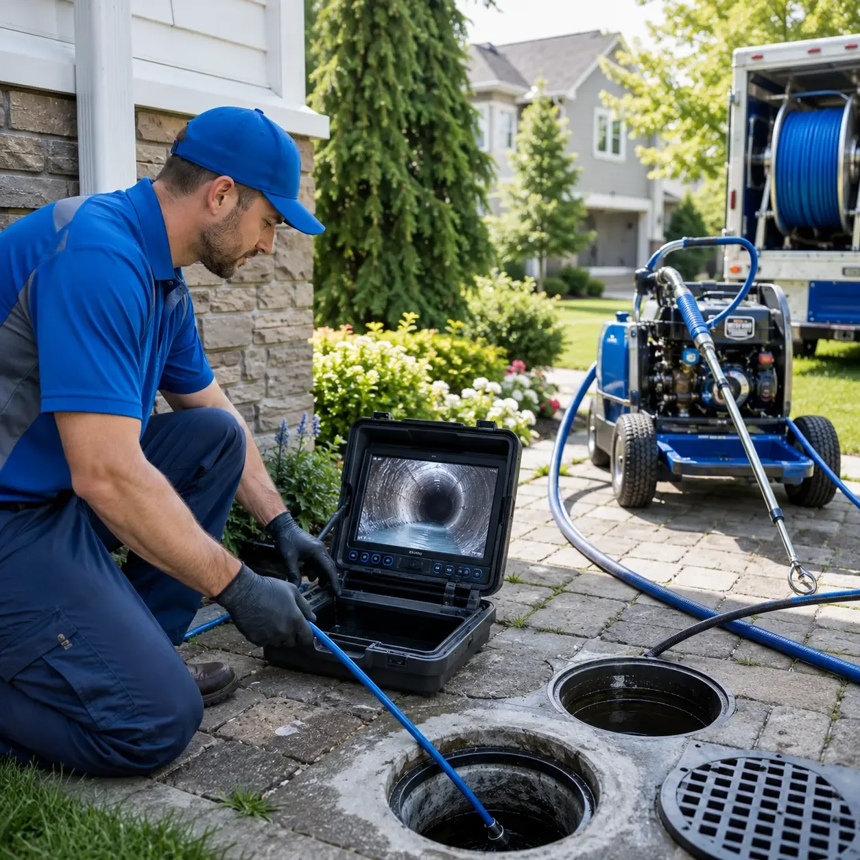 Outdoor drain cleaning professionals serving Coram, NY